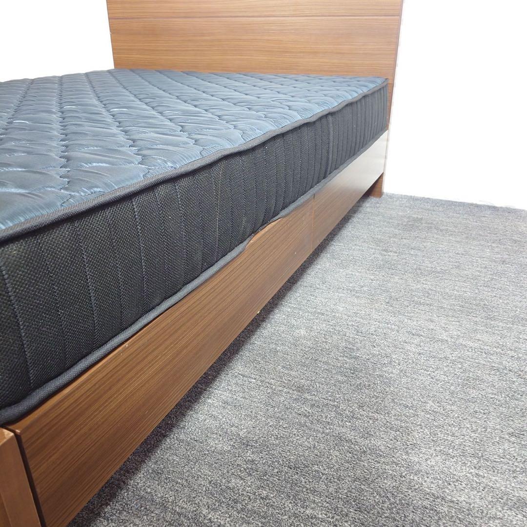 ベッドセット ダブル フレーム シモンズ マットレス アイリスオーヤマ I017