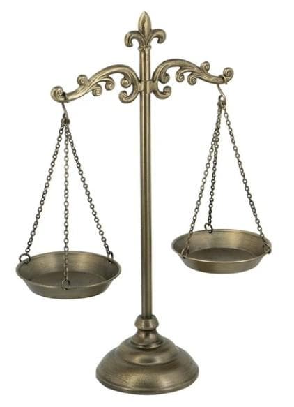 スケール 天秤 置物 オブジェ アイアン シャビー アンティーク 85623SD