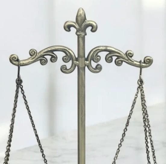 スケール 天秤 置物 オブジェ アイアン シャビー アンティーク 85623SD