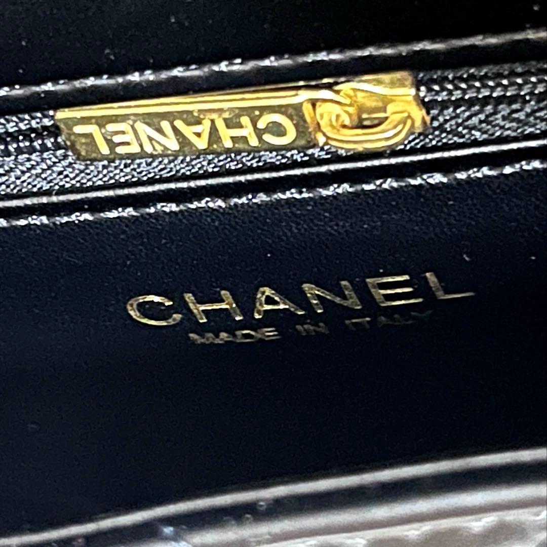 非売品⭐️シャネルノベルティショルダーバッグ黒ココマーク　マトラッセハートチャーム