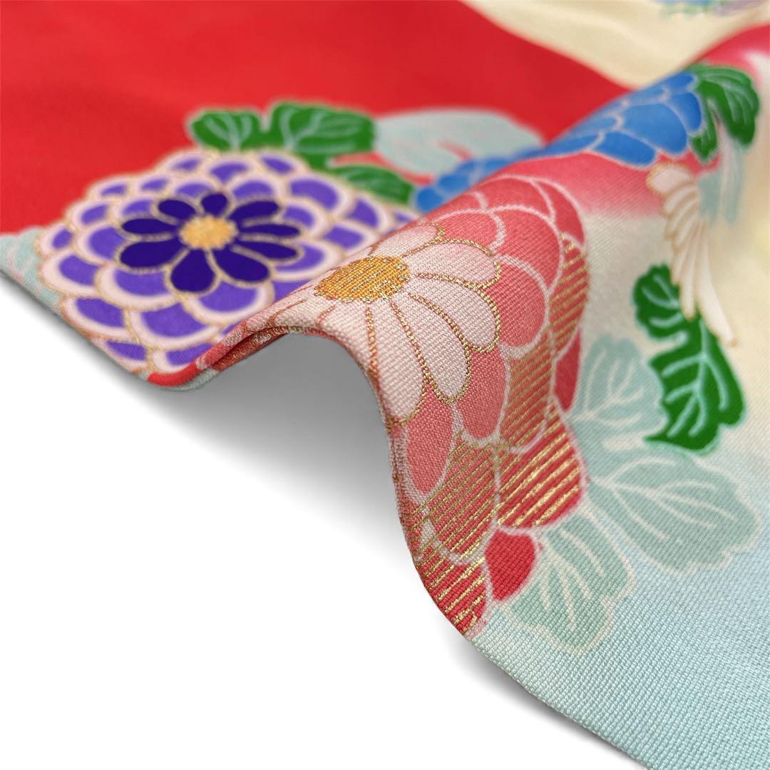 ◎mk-2685　七五三　女の子　着物　7歳　　2-6