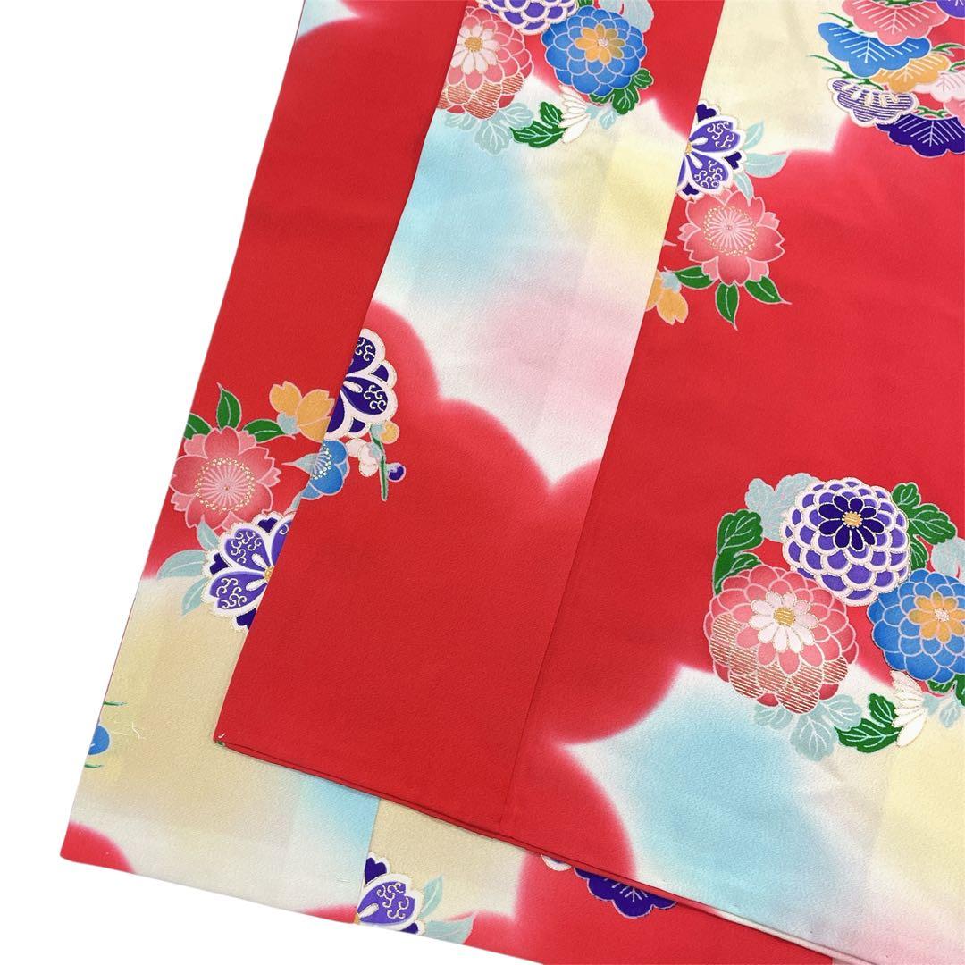 ◎mk-2685　七五三　女の子　着物　7歳　　2-6