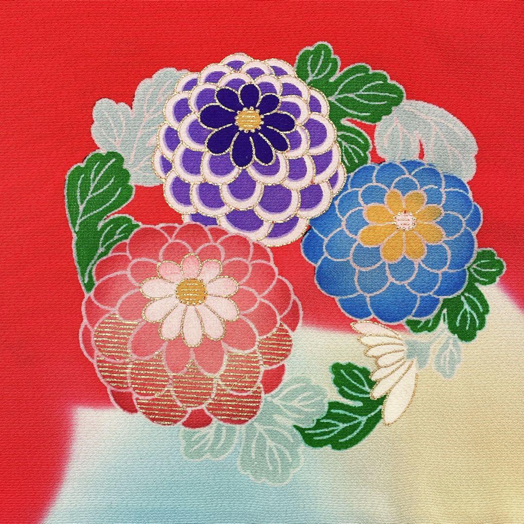 ◎mk-2685　七五三　女の子　着物　7歳　　2-6