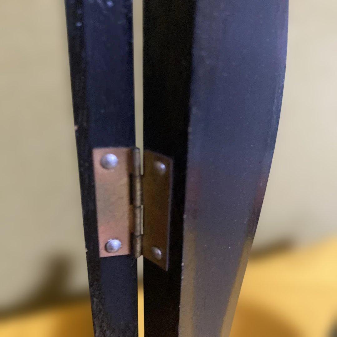 木製差込皿立2点未使用　 木製皿立3点保管品