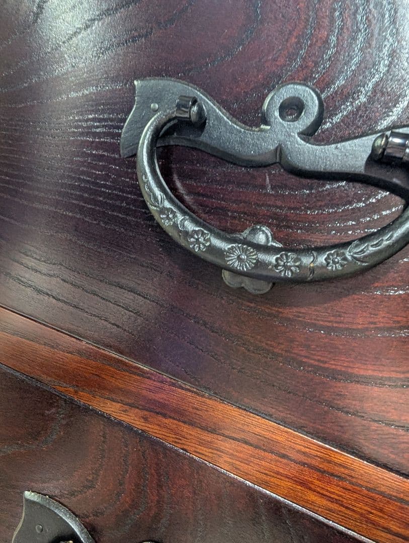 岩谷堂　ダンス　5段　箪笥　裏面キズあり