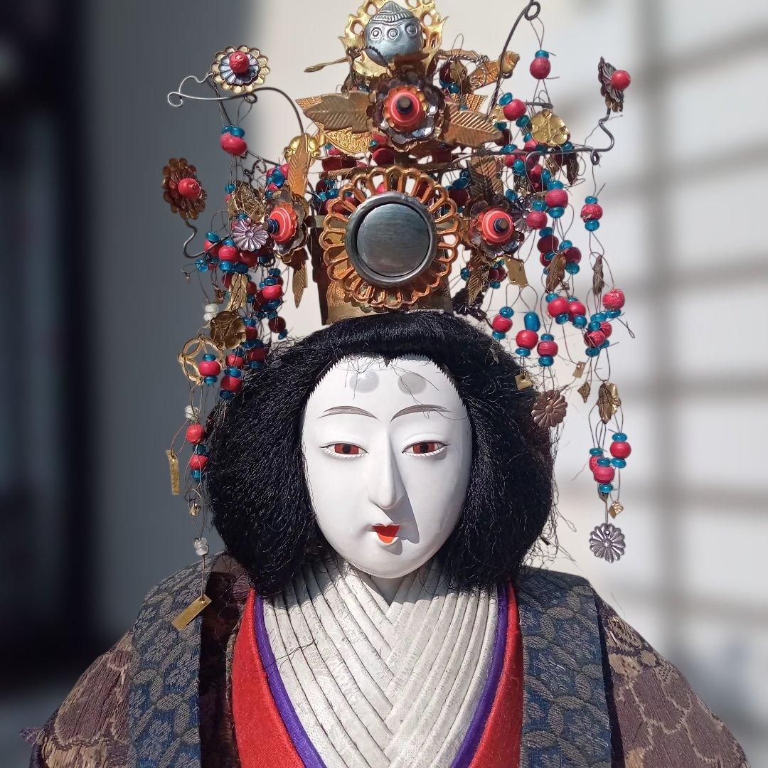 アンティーク１００年 明治大正期 超大型！ 親王飾りお雛様　古今雛享保雛