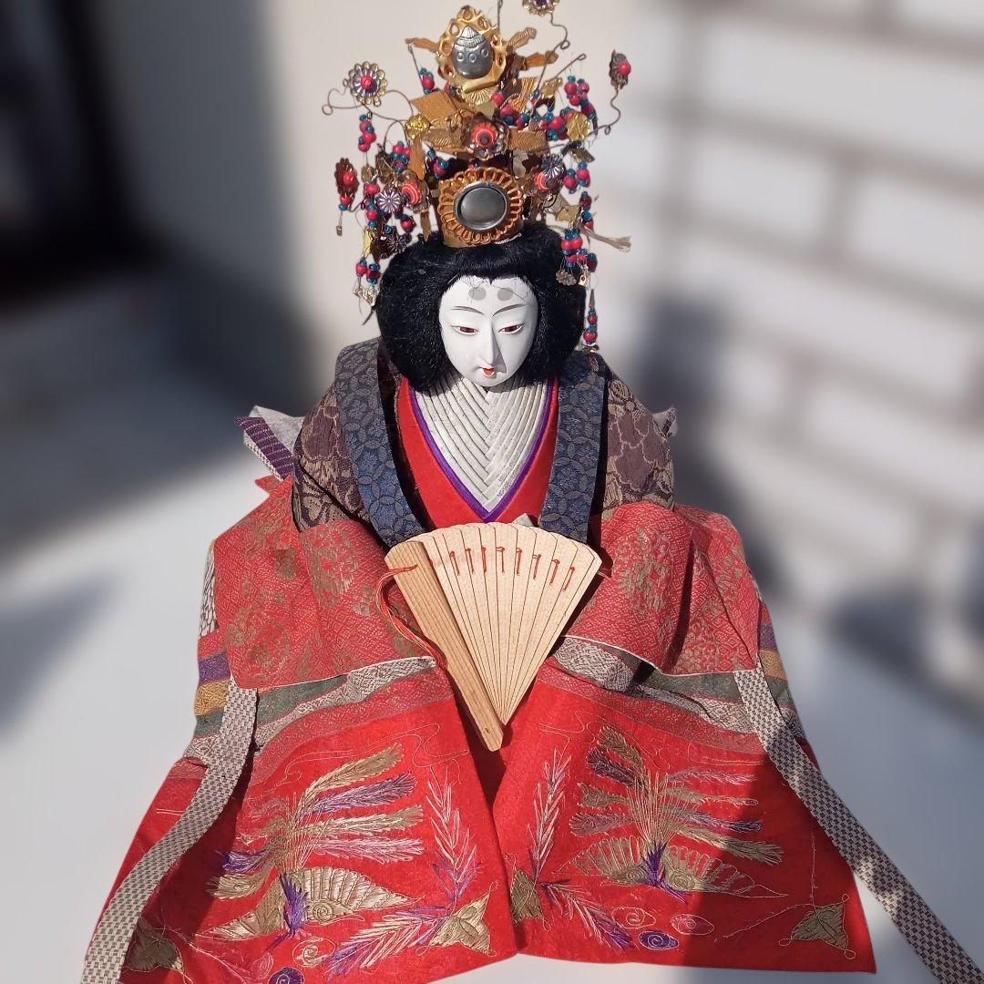 アンティーク１００年 明治大正期 超大型！ 親王飾りお雛様　古今雛享保雛