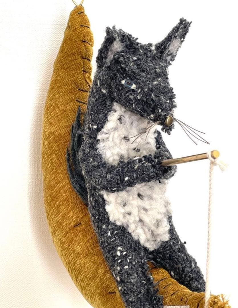 atelier subaco ぬいぐるみ オブジェ モビール オオカミ