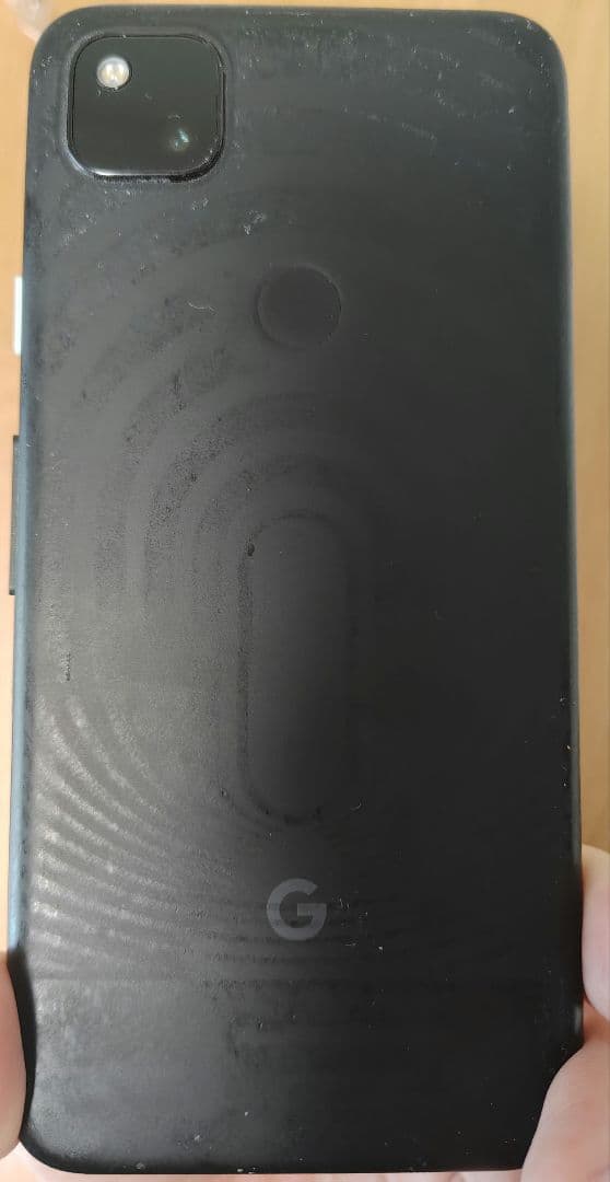 Google Pixel 4a ブラック ひび割れあり