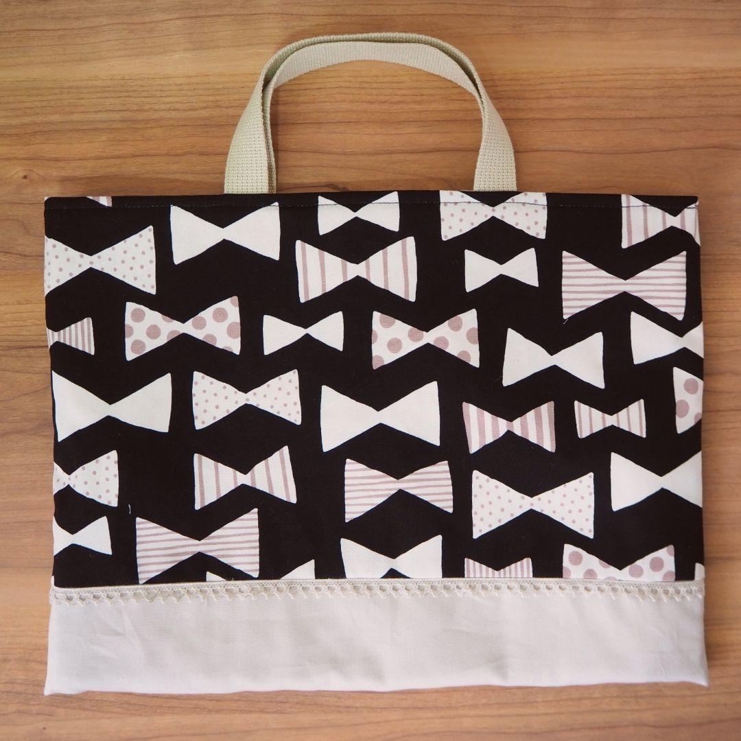 通園通学 用品 サイズ オーダー リボン柄