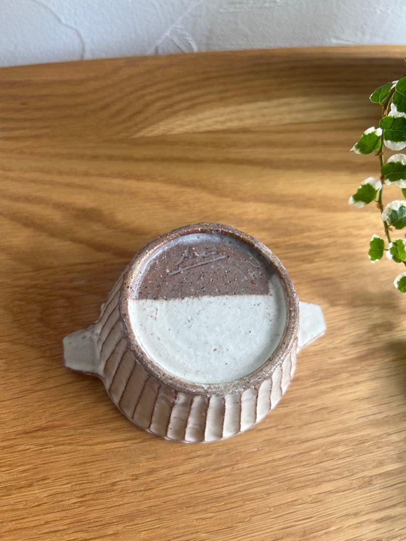 粉引 しのぎ 削ぎ目 山田雅子作家物 小鉢 スタジオクリップ ACTUS