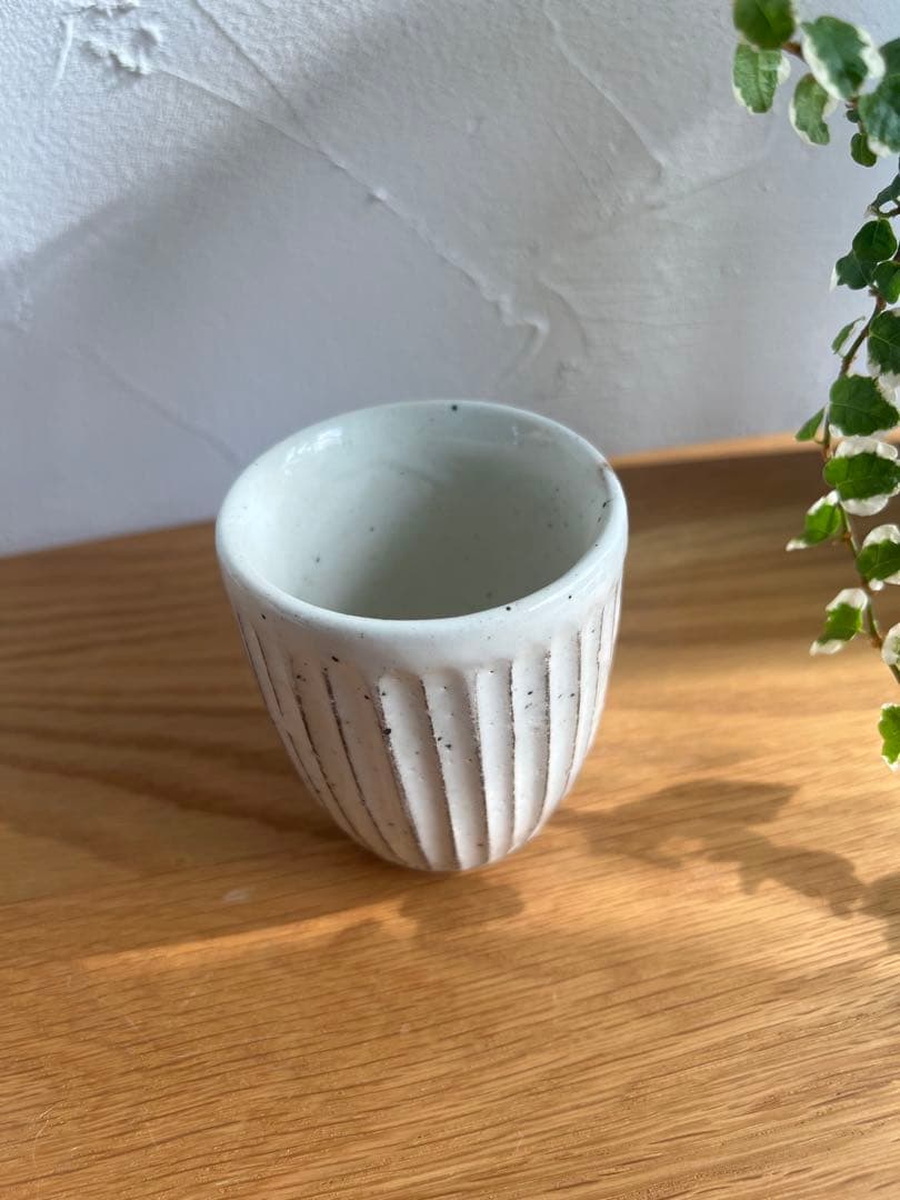 粉引 しのぎ 削ぎ目 山田雅子作家物 小鉢 スタジオクリップ ACTUS