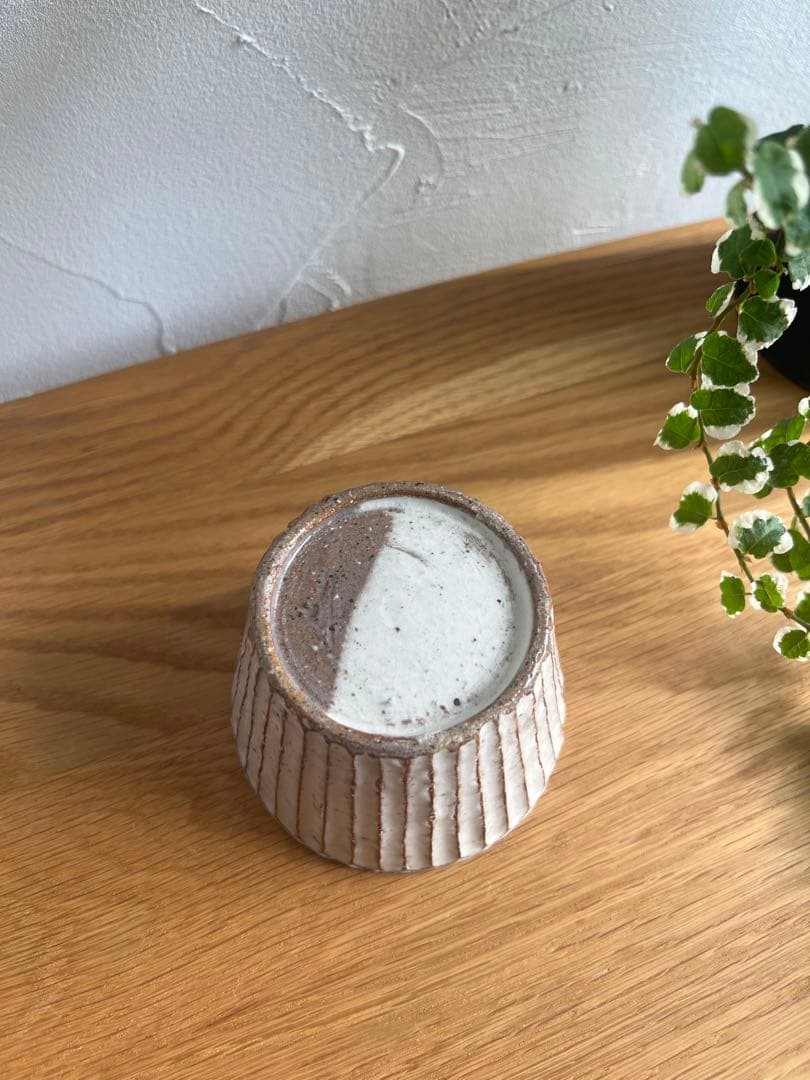 粉引 しのぎ 削ぎ目 山田雅子作家物 小鉢 スタジオクリップ ACTUS