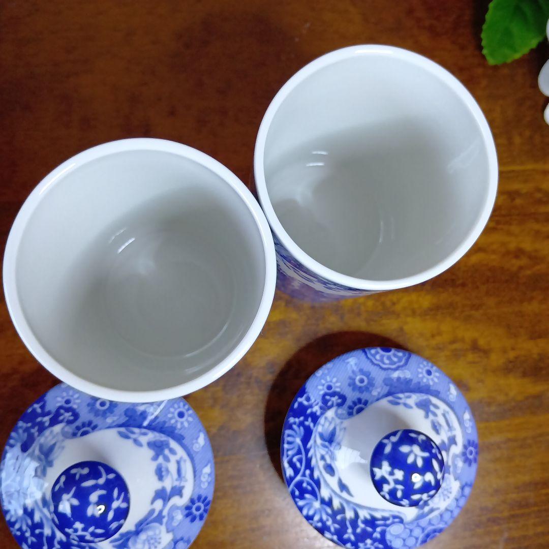 スポード ブルーイタリアン スパイスジャー ペア 箱入り