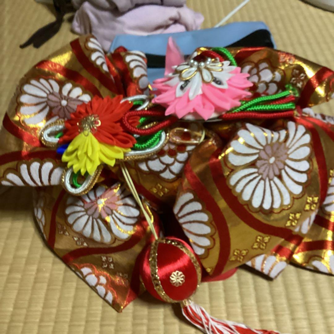七五三　7歳フルセット　返品不可商品。帯幅19センチ　草履21センチ