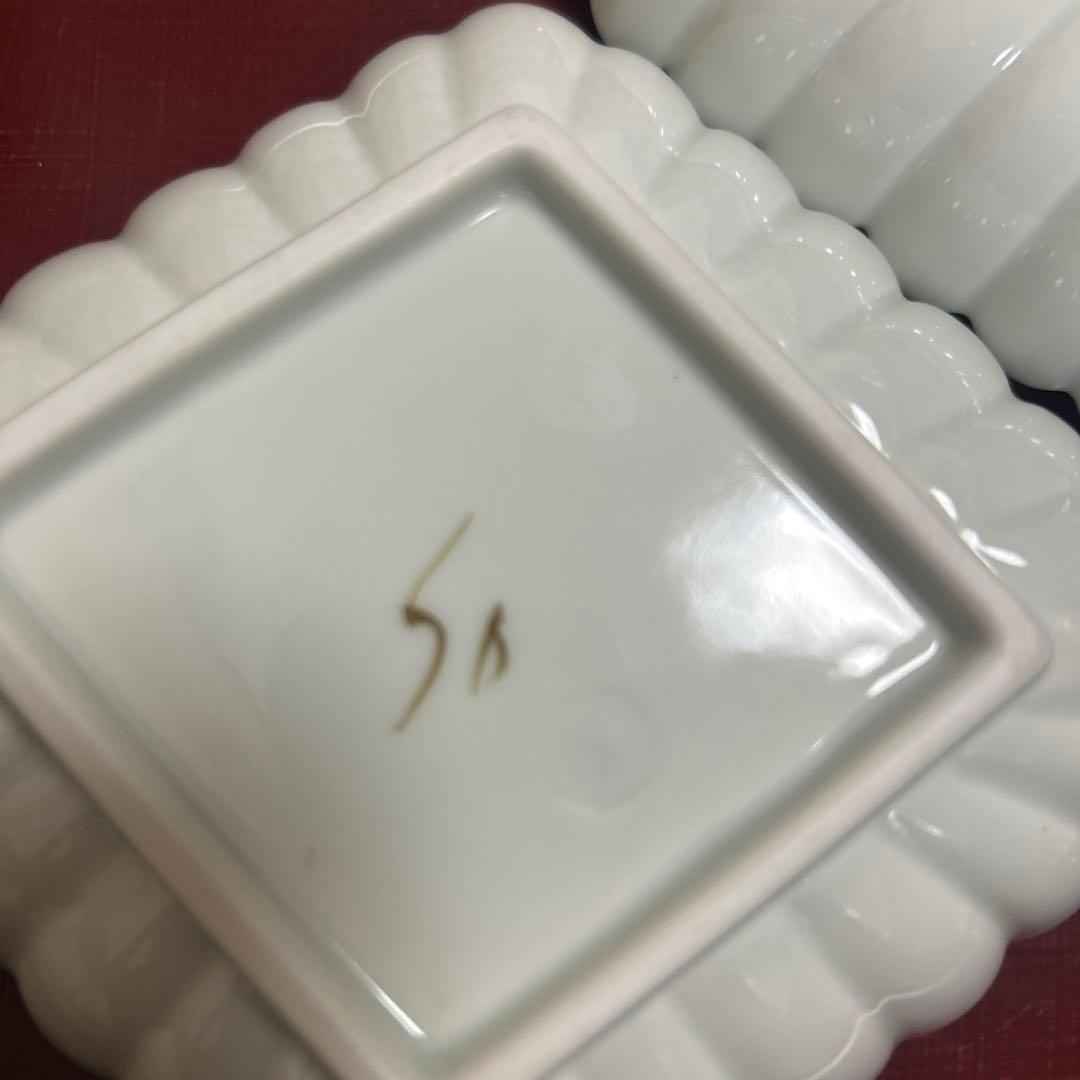 り*ん様 作家　陶芸作家　空萌工房 うさぎ 田口紀美子　菊割菱鉢　２枚セット