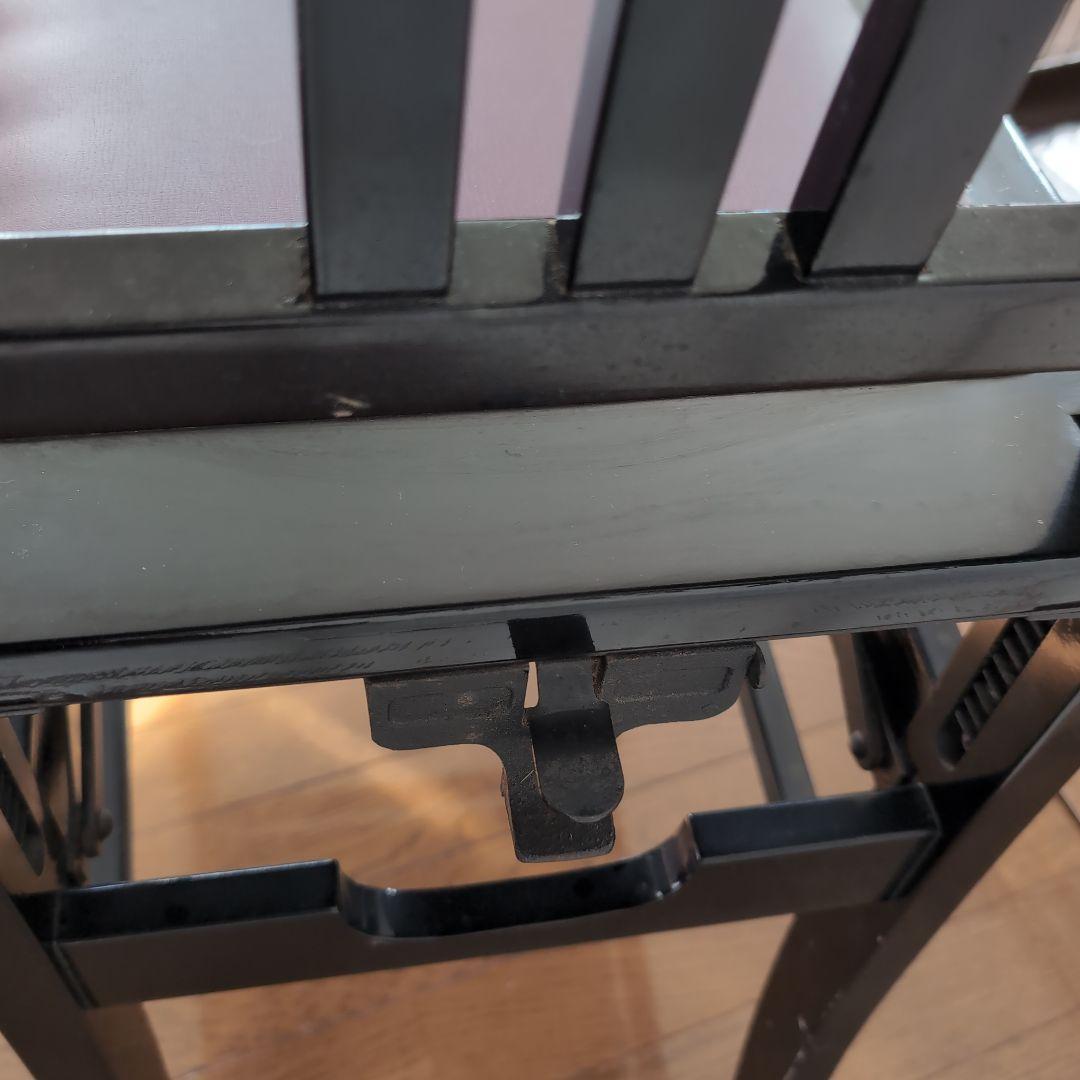 フリルカバー付きピアノの椅子