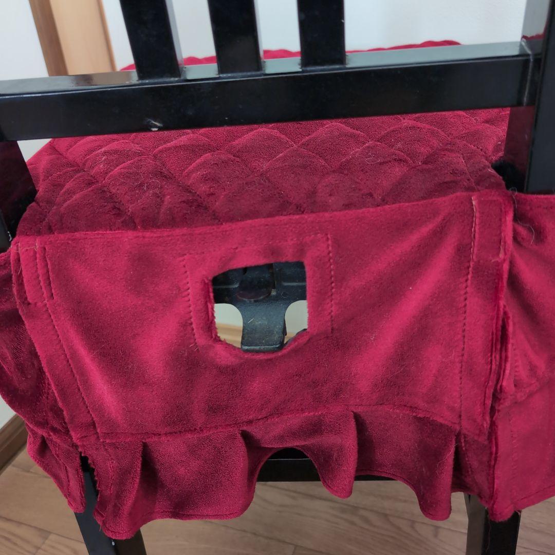 フリルカバー付きピアノの椅子