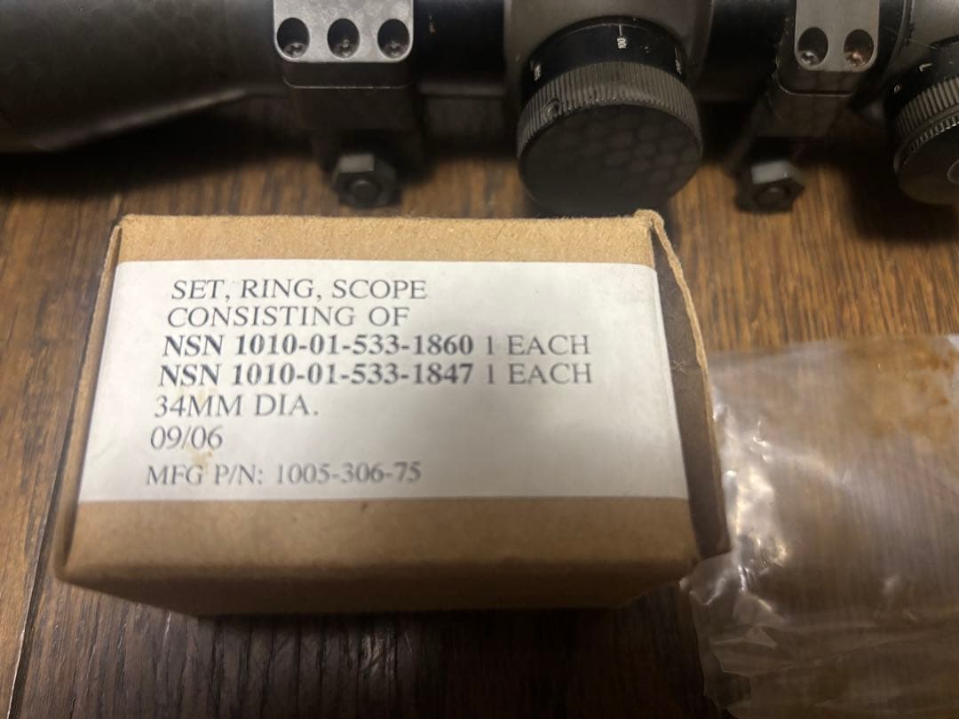 SCHMIDT & BENDER レプリカスコープ実物マウントm40a5 海兵隊