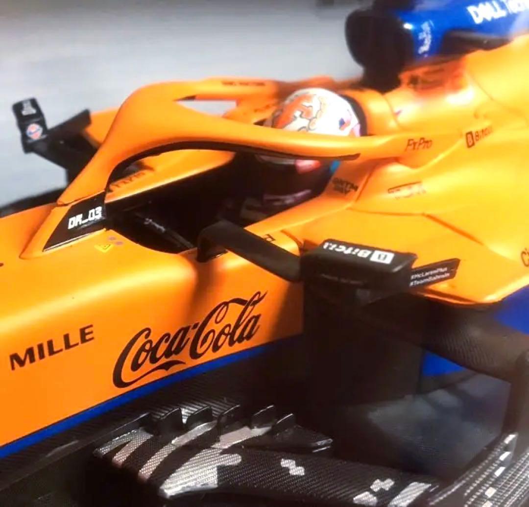 世界552個限定 ミニチャンプス 1/18 マクラーレンMCL35M リカルド
