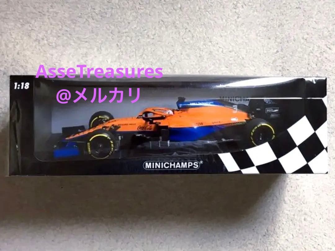 世界552個限定 ミニチャンプス 1/18 マクラーレンMCL35M リカルド