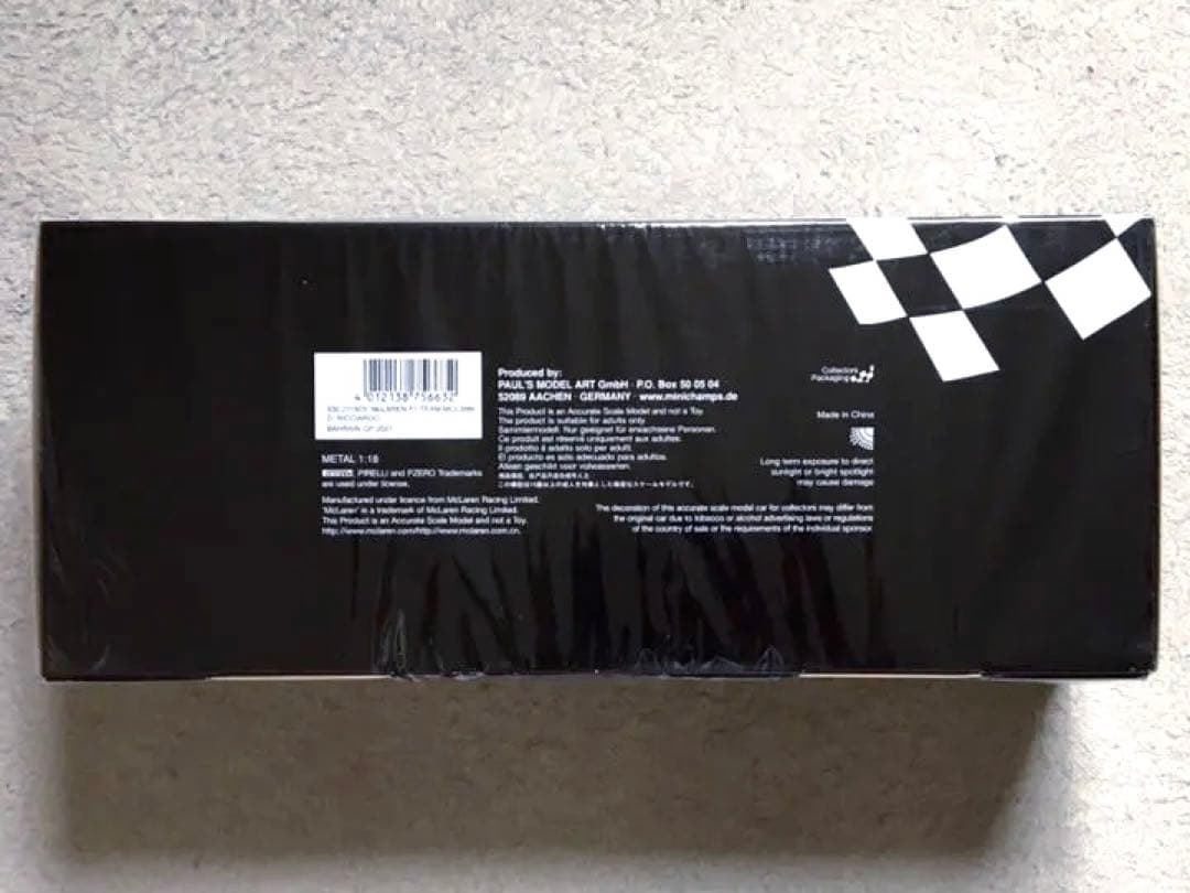 世界552個限定 ミニチャンプス 1/18 マクラーレンMCL35M リカルド