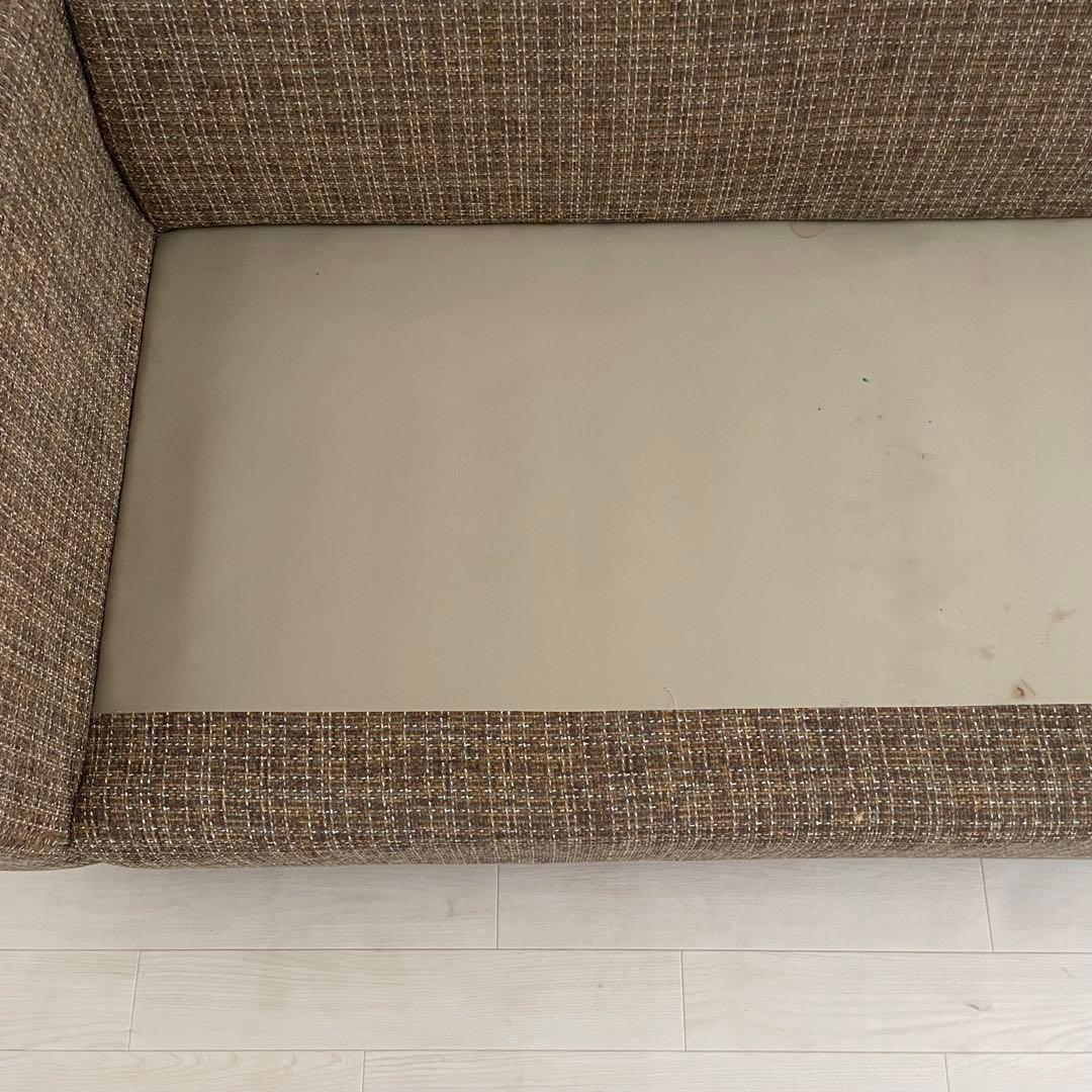 都内23区送料無料✨アクメファニチャー✨ 3人掛けソファ　オットマン付き