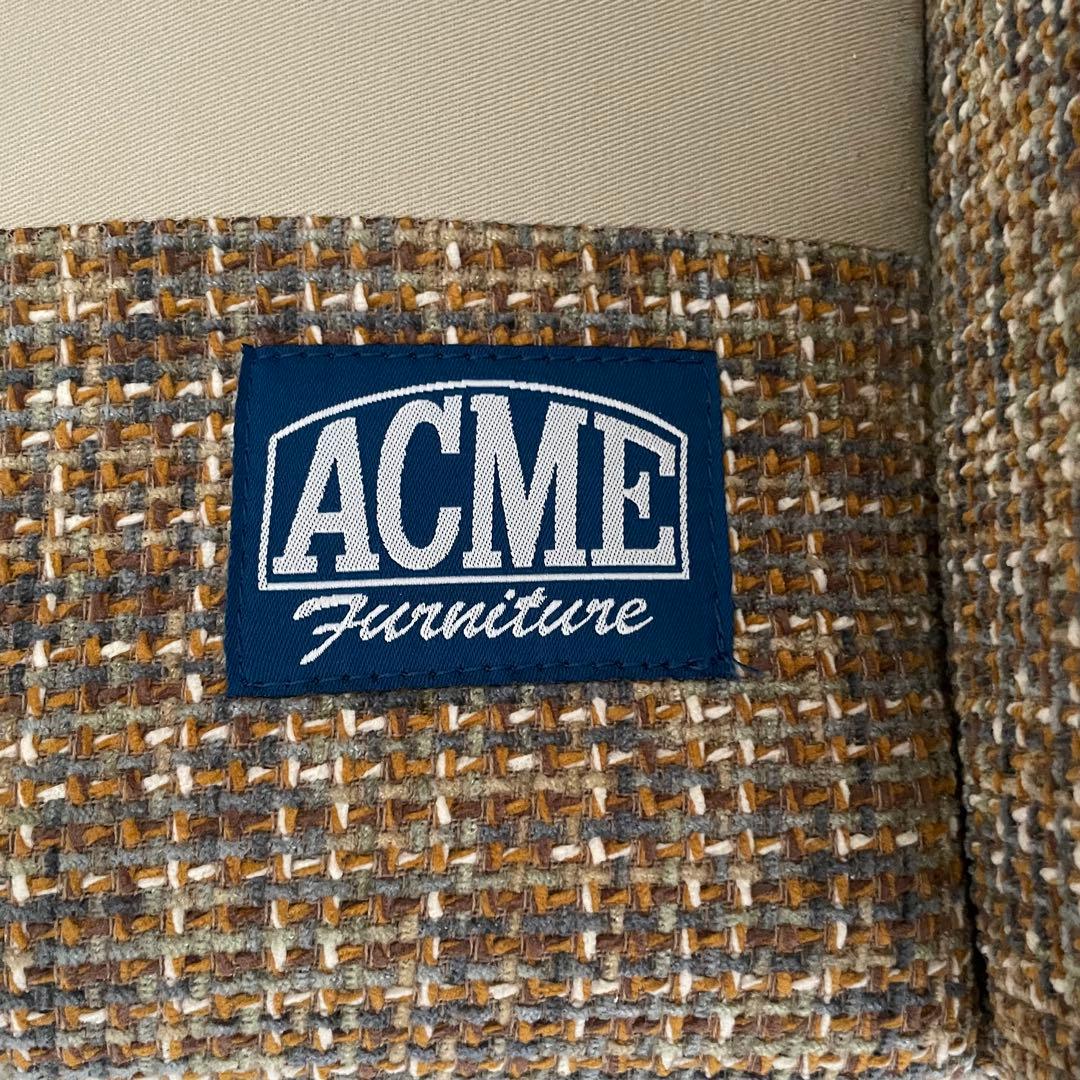 都内23区送料無料✨アクメファニチャー✨ 3人掛けソファ　オットマン付き