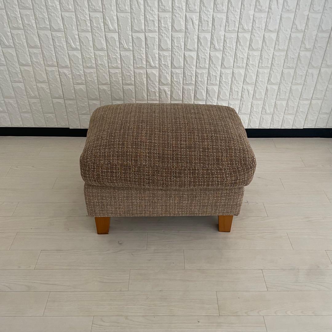 都内23区送料無料✨アクメファニチャー✨ 3人掛けソファ　オットマン付き