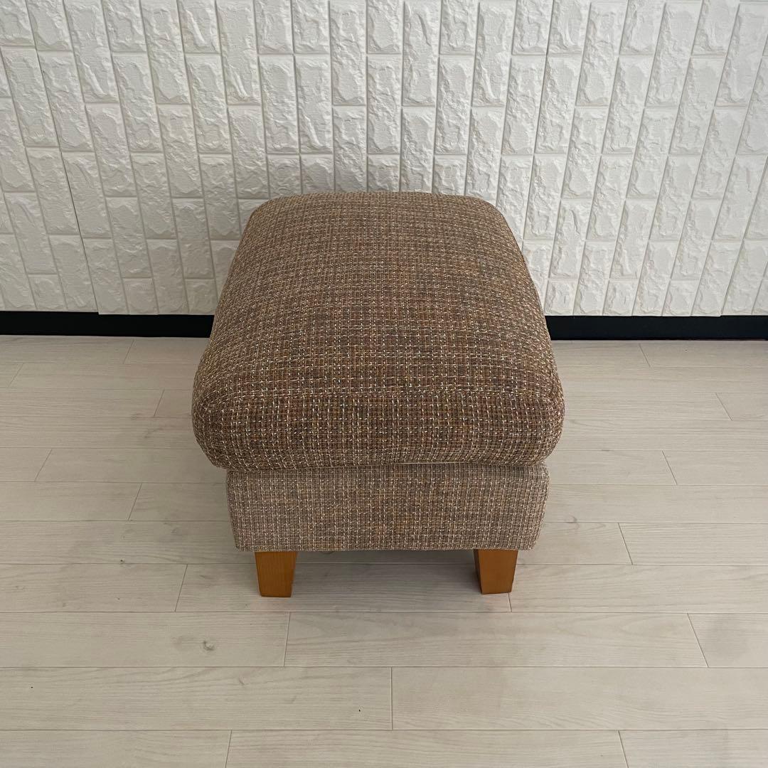 都内23区送料無料✨アクメファニチャー✨ 3人掛けソファ　オットマン付き