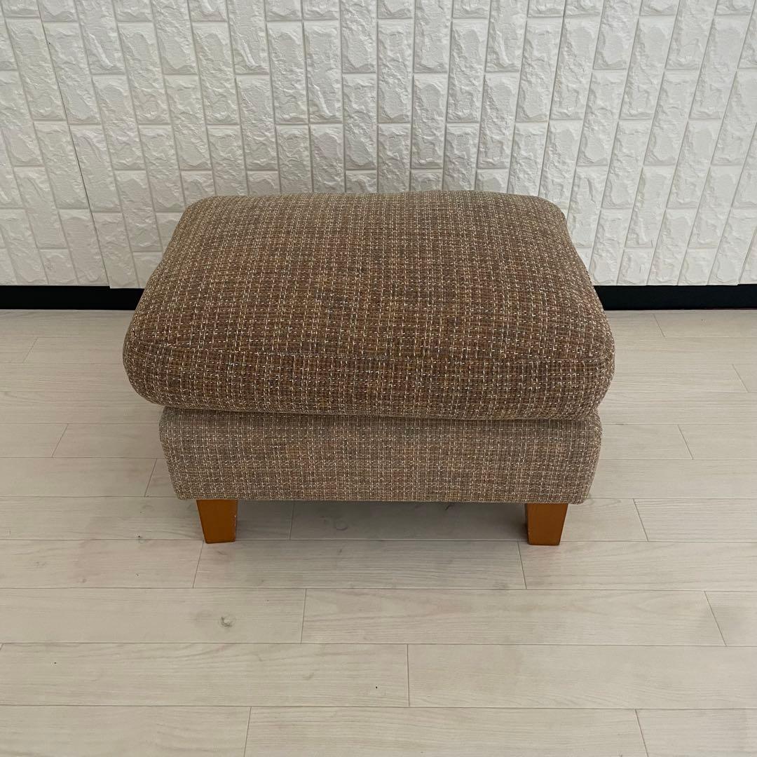 都内23区送料無料✨アクメファニチャー✨ 3人掛けソファ　オットマン付き