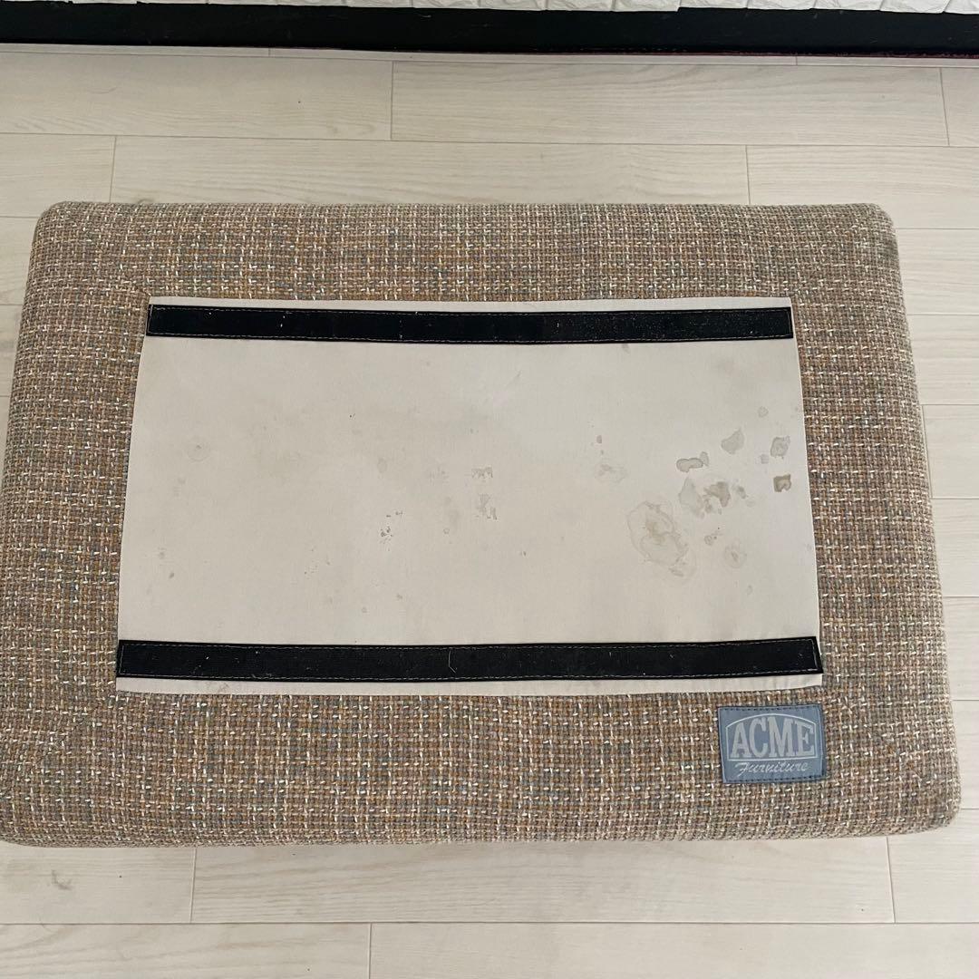 都内23区送料無料✨アクメファニチャー✨ 3人掛けソファ　オットマン付き