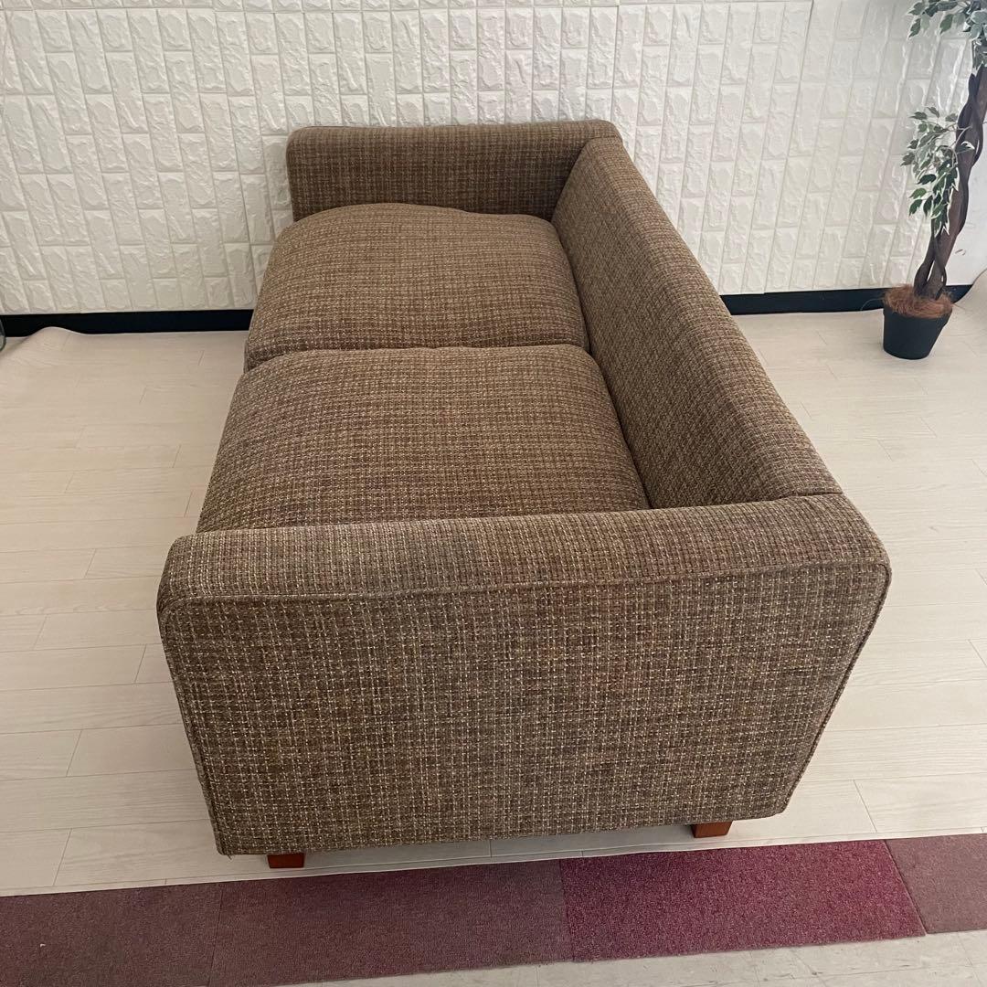 都内23区送料無料✨アクメファニチャー✨ 3人掛けソファ　オットマン付き