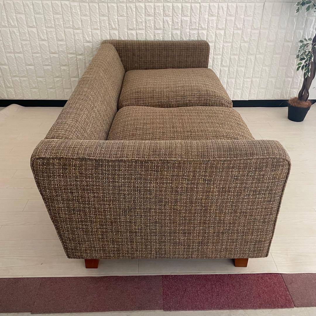 都内23区送料無料✨アクメファニチャー✨ 3人掛けソファ　オットマン付き