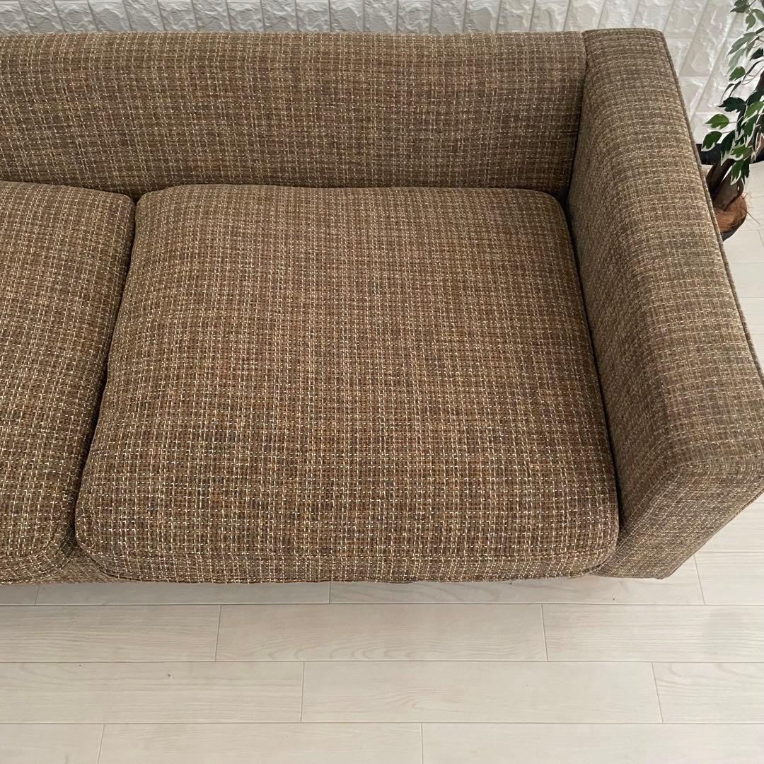 都内23区送料無料✨アクメファニチャー✨ 3人掛けソファ　オットマン付き