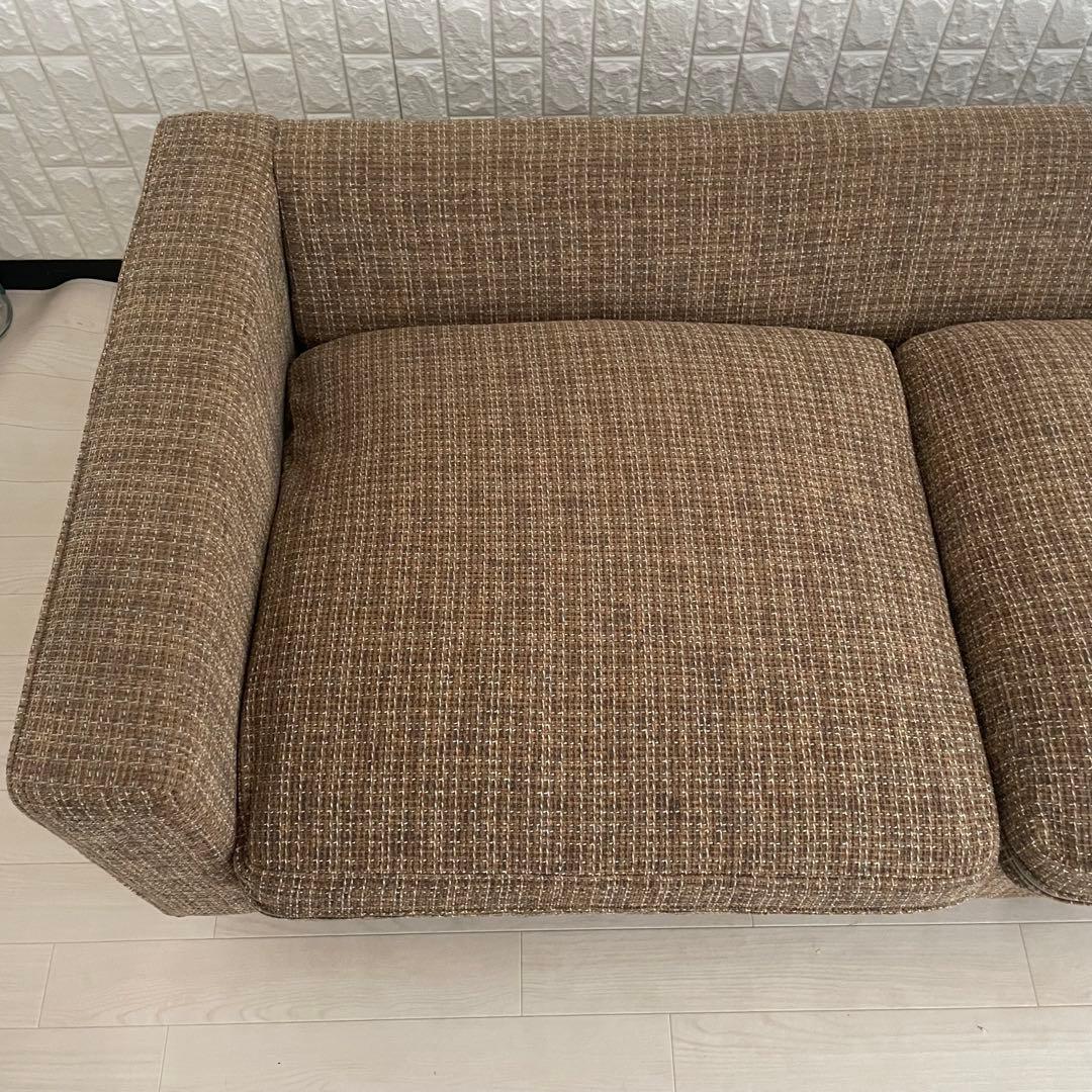 都内23区送料無料✨アクメファニチャー✨ 3人掛けソファ　オットマン付き