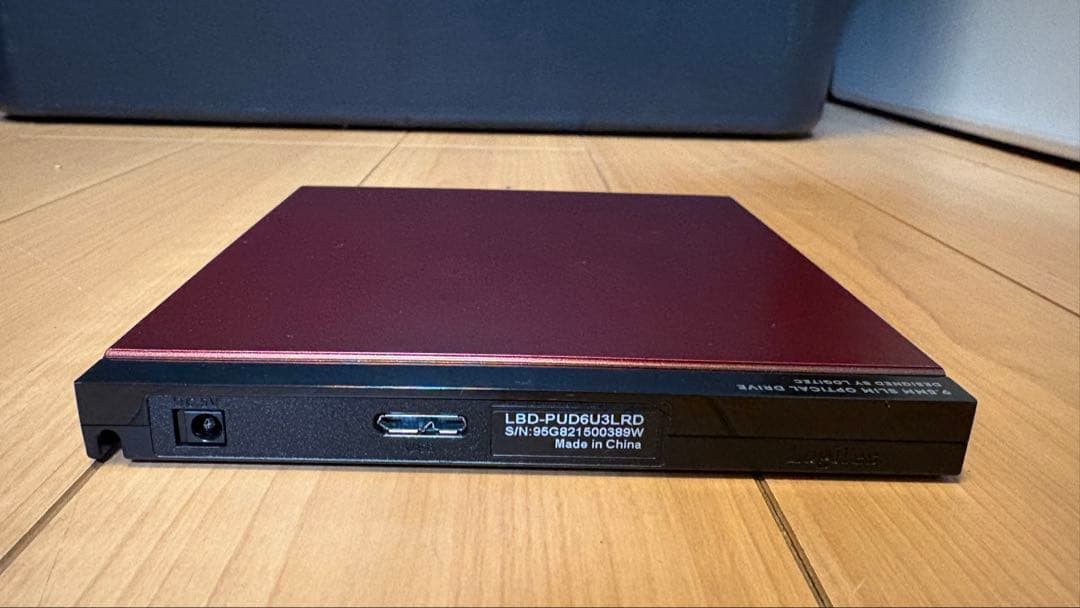 ロジテックLBD-PUD6U3LRD 外付けブルーレイドライブ