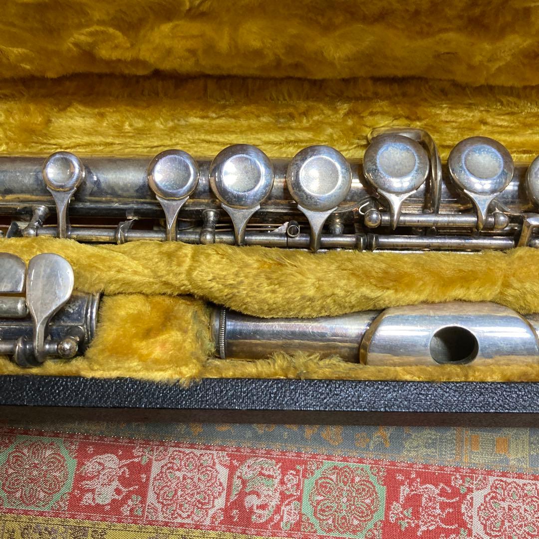 銀メッキフルート　ORSI MILANO ケース付