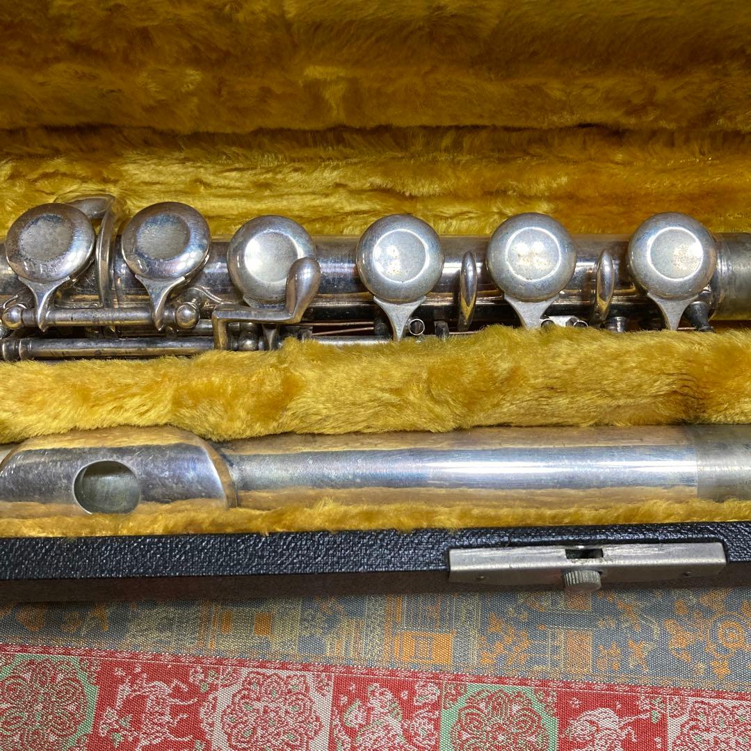 銀メッキフルート　ORSI MILANO ケース付