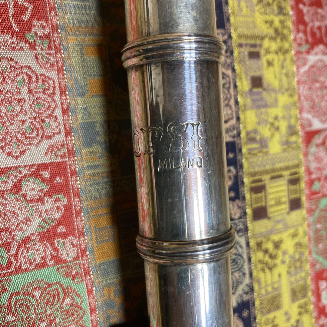 銀メッキフルート　ORSI MILANO ケース付