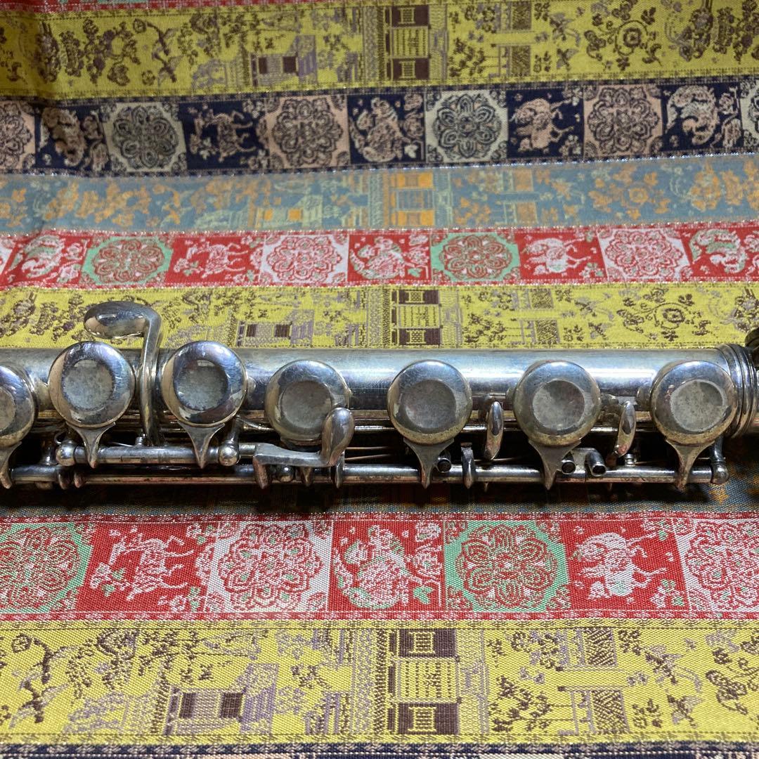 銀メッキフルート　ORSI MILANO ケース付