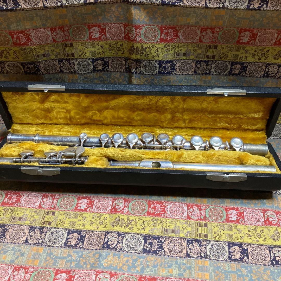 銀メッキフルート　ORSI MILANO ケース付