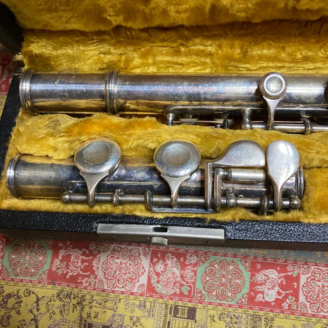 銀メッキフルート　ORSI MILANO ケース付