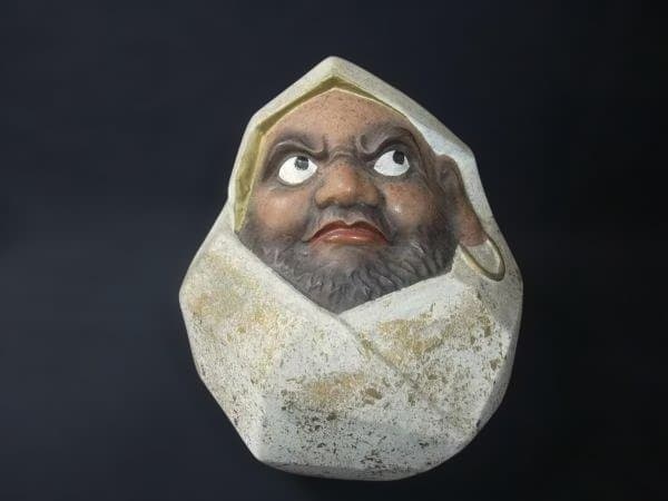 伝統的な陶器の仏教人形 6体セット