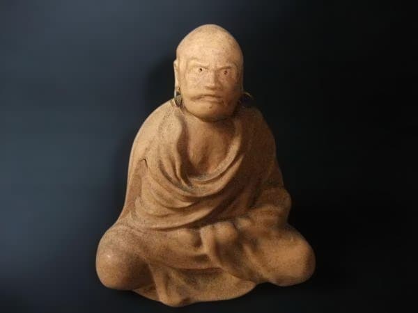 伝統的な陶器の仏教人形 6体セット