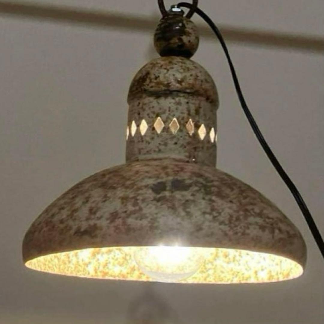 アンティーク　unkown 照明　チェーンフック　吊るし　ミッドセンチュリー