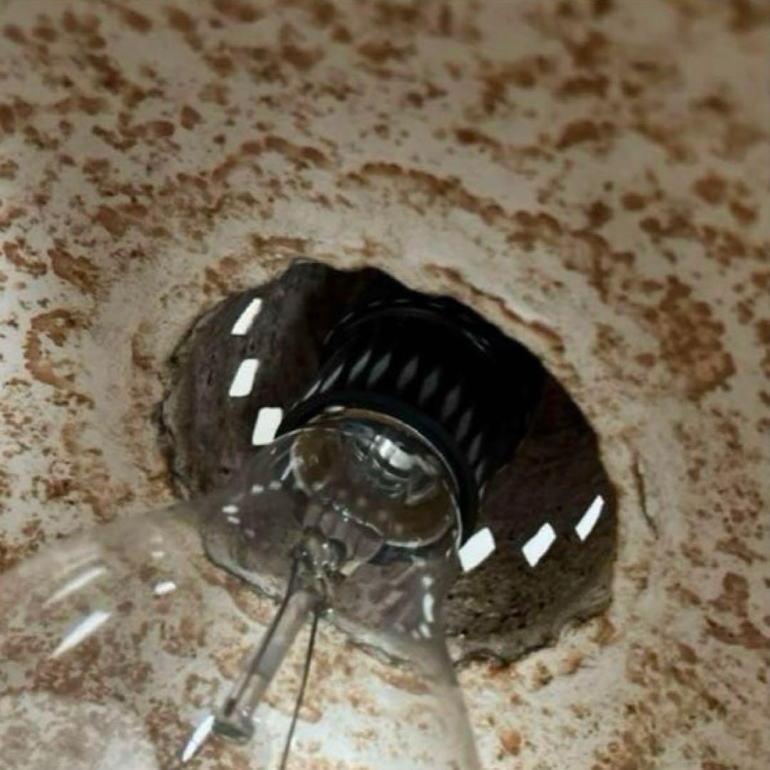 アンティーク　unkown 照明　チェーンフック　吊るし　ミッドセンチュリー