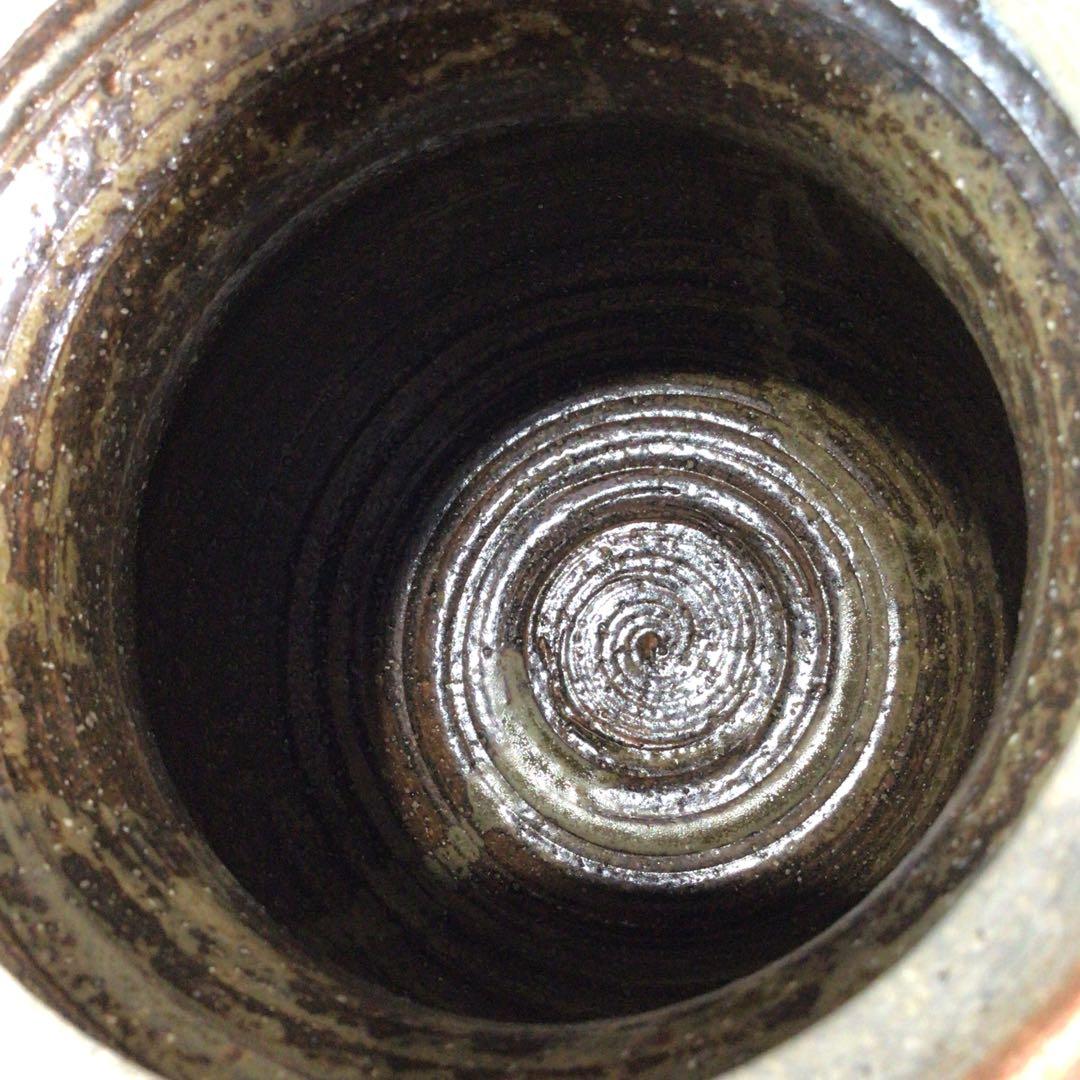 Ｐ７７３　水指　『和同窯　藤本尚山造』『胴締水指』　共箱　茶道具