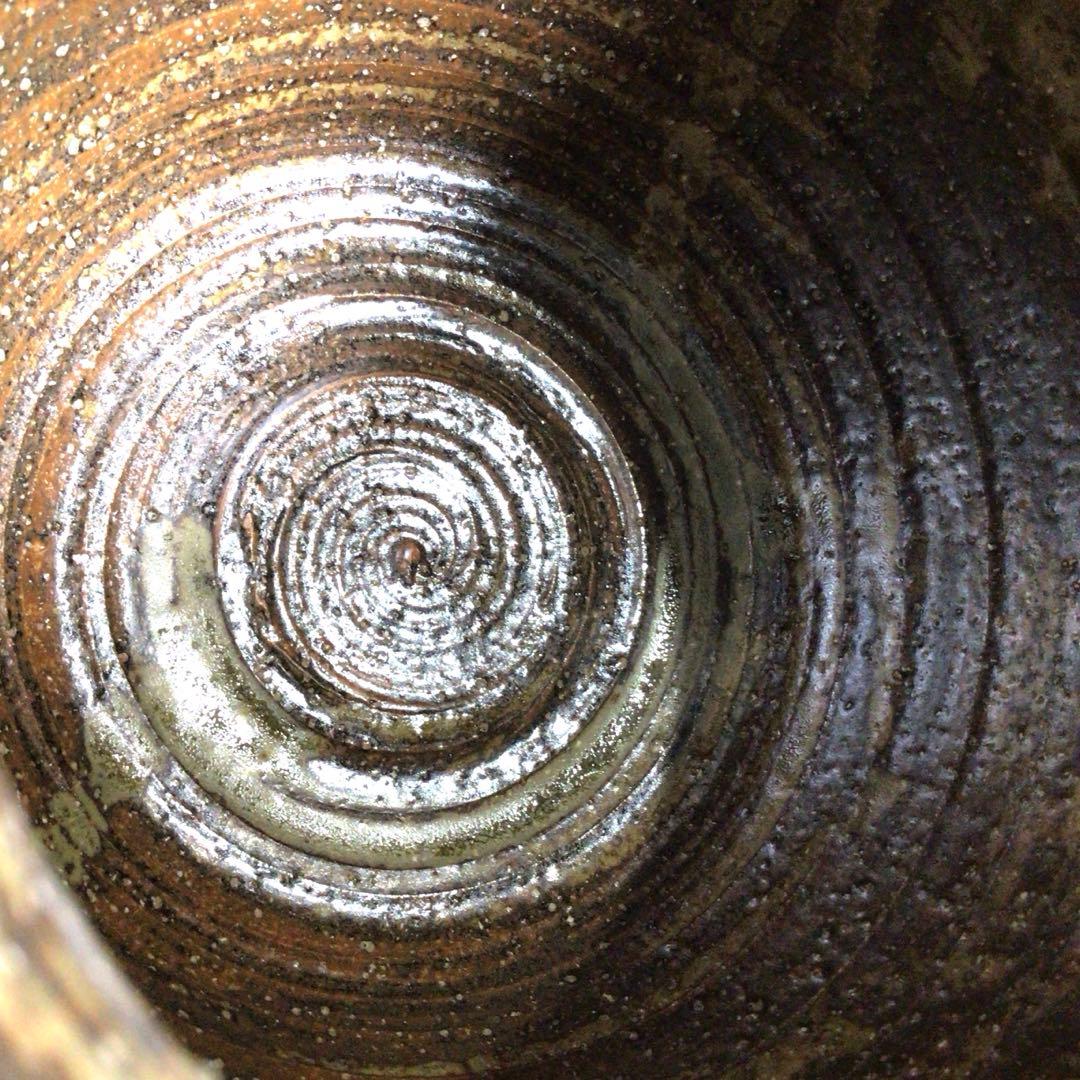 Ｐ７７３　水指　『和同窯　藤本尚山造』『胴締水指』　共箱　茶道具