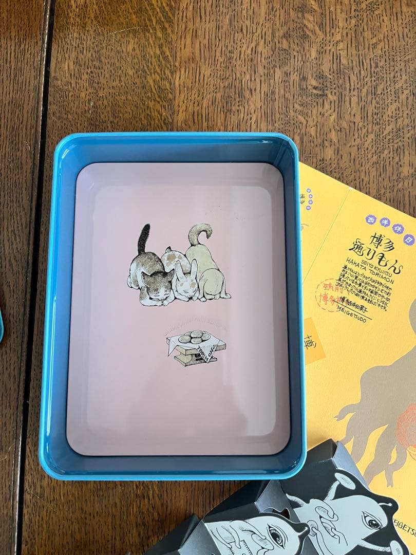 ヒグチユウコさんサーカス展　博多通りもん空き缶